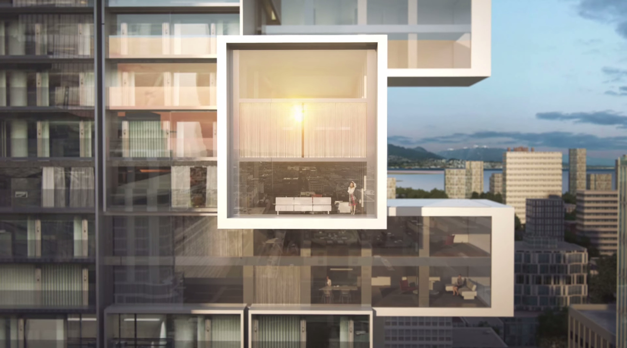 1500 West Georgia Street The Jenga Building Vancouver Condo Presale