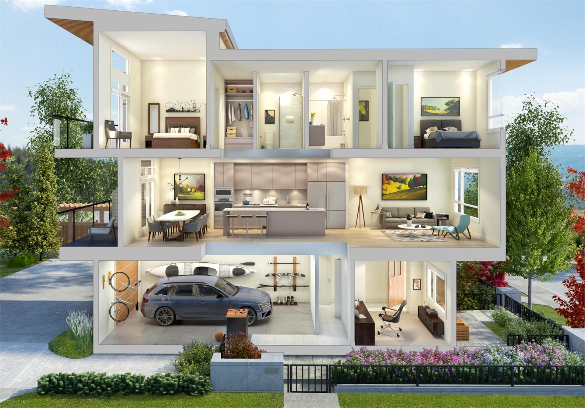 Dwell24 townhome amenities