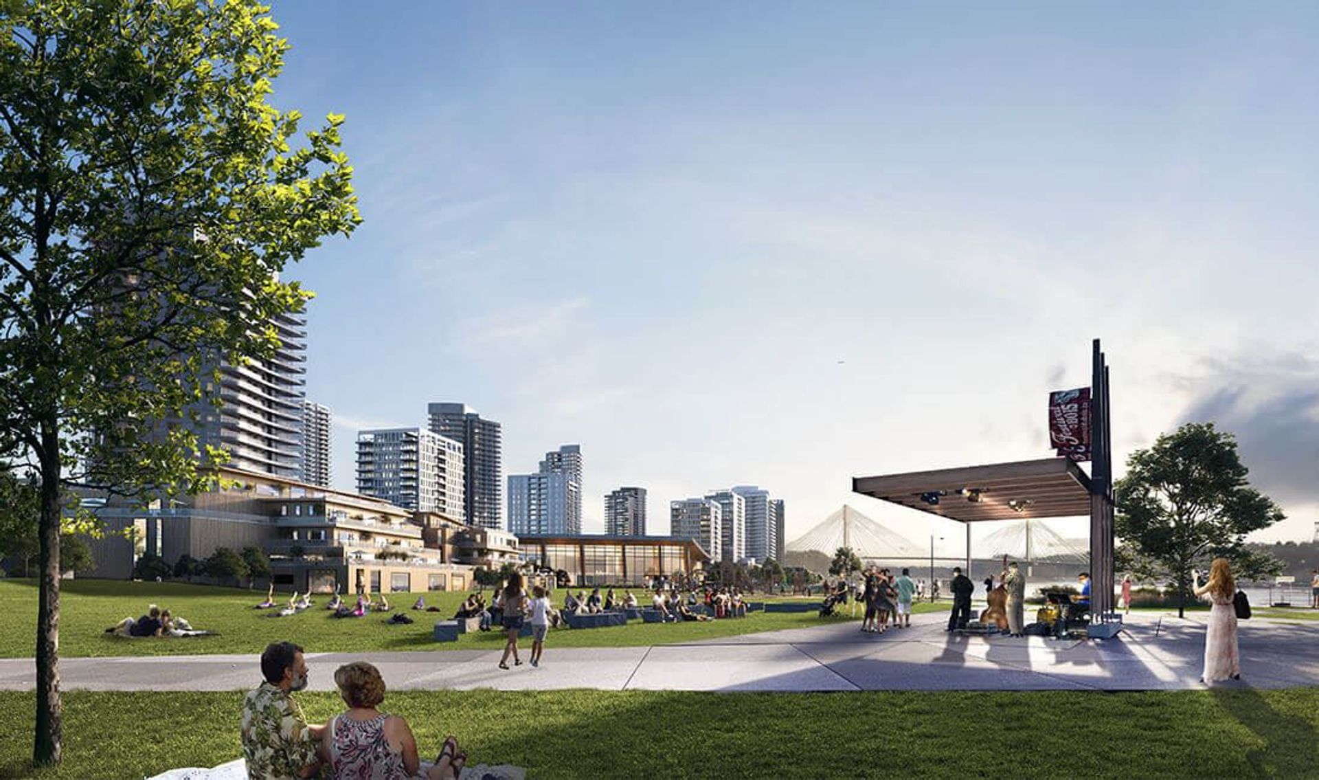 Fraser Mills Rendering of the Park Space