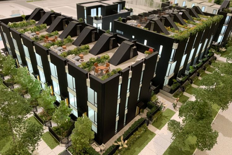 3D render of The Cut - Urban Living in East Vancouver