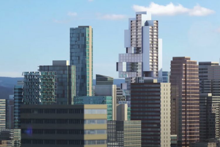 Fifteen Fifteen render of Vancouver Skyline