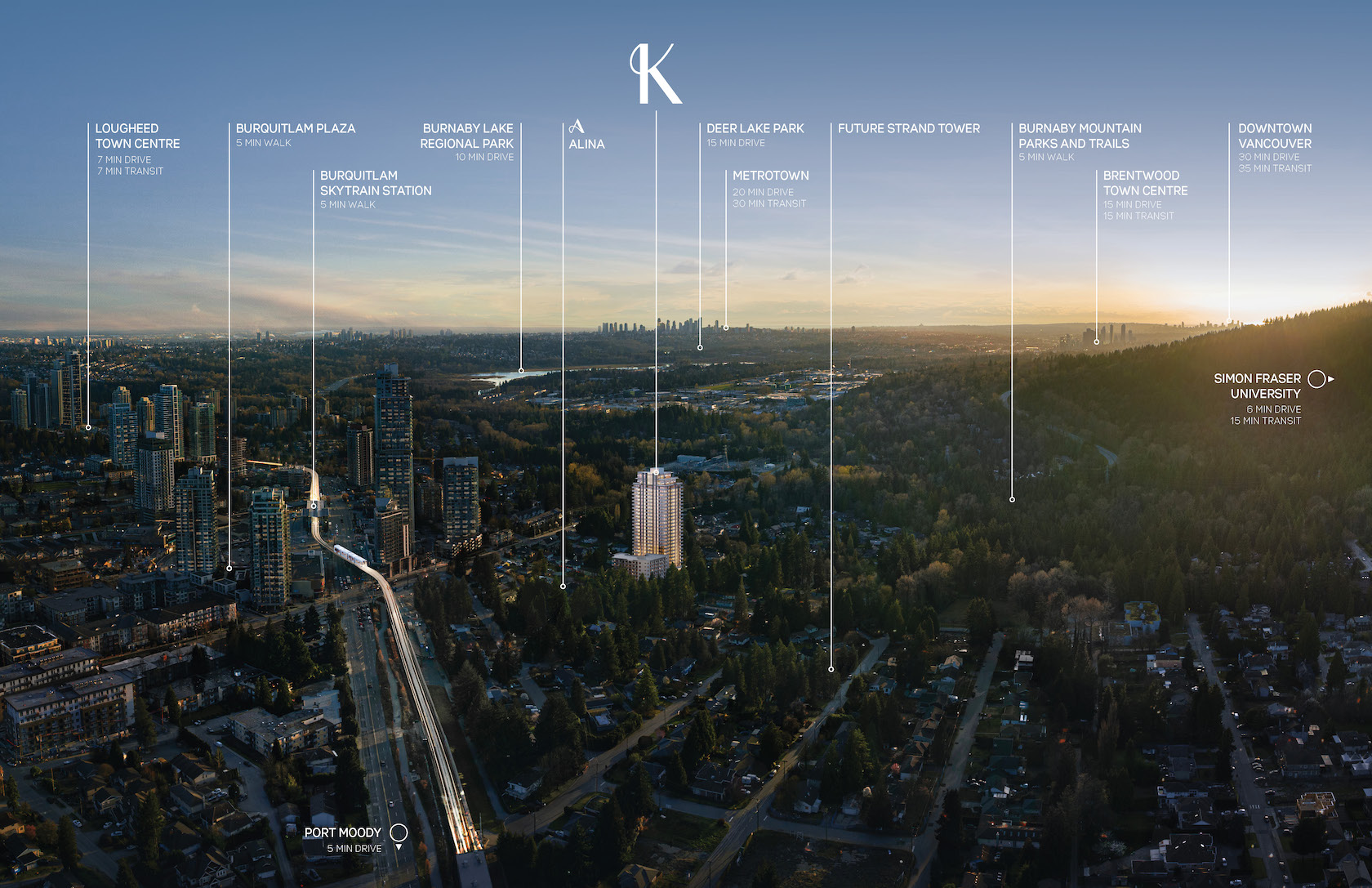 Komo features proximity to nature and convenience
