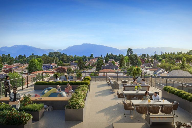 Earl Rooftop Patio Rendering