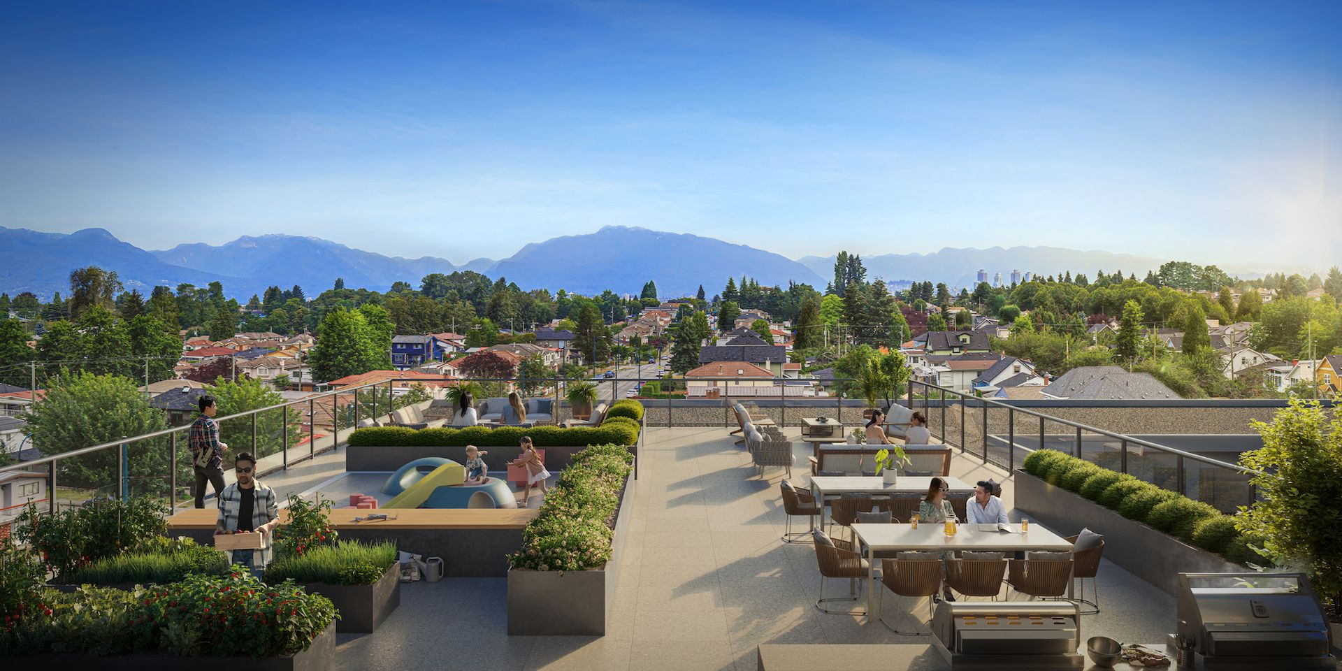 Earl Rooftop Patio Rendering