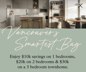 Discount on presale condos and townhomes in East Vancouver