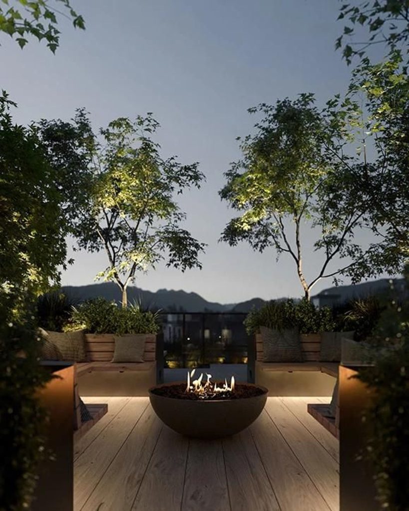 Soenhaus rooftop terrace amenity rendering