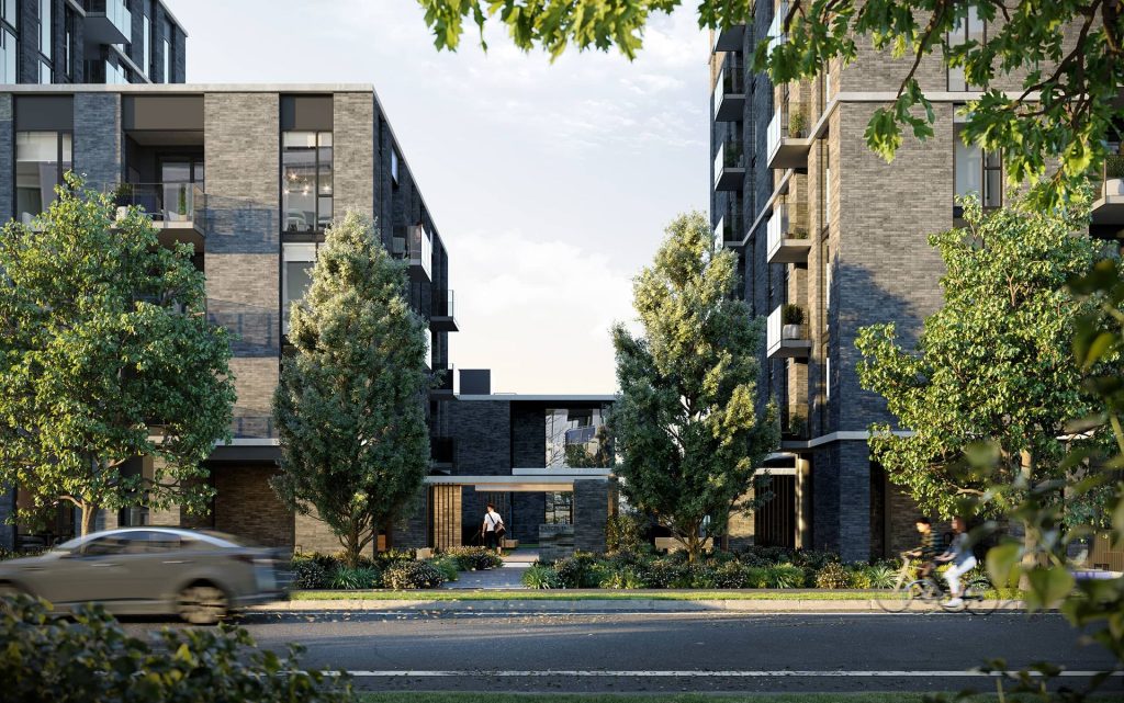 Rendering Ardea northeast (3202 Riverwalk, South Marine, Vancouver East)