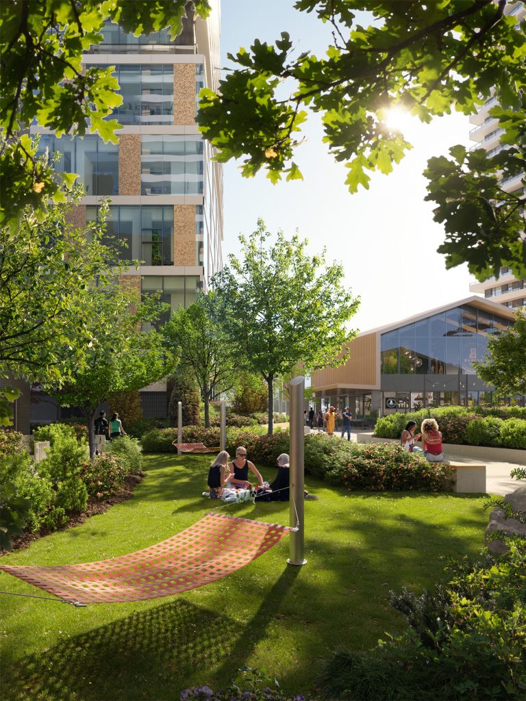 Rendering community plan at Parkway 2 - Intersect (13583 104 Avenue, Surrey Central (Central City), North Surrey)