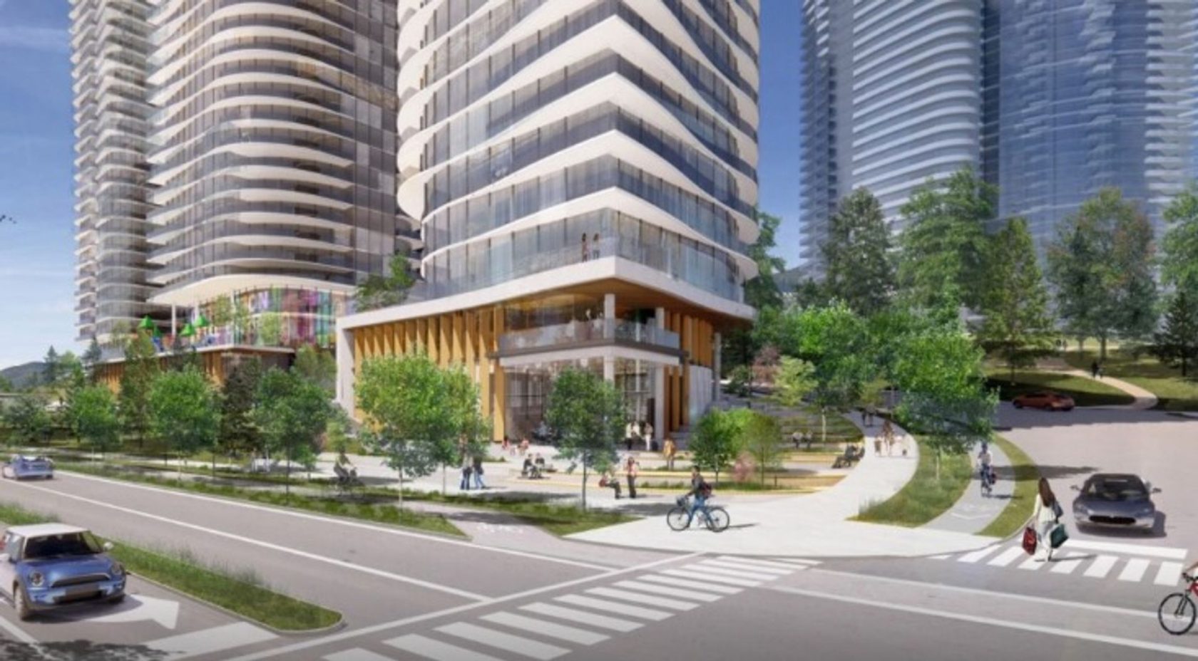coronation-heights-street-level-rendering at Coronation Heights ( Balmoral Drive And Guildford Drive, Ioco, Port Moody)