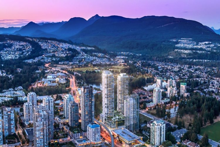 pine-glen-aerial at Pine & Glen (1175 Pinetree Way, Central Coquitlam, Coquitlam)