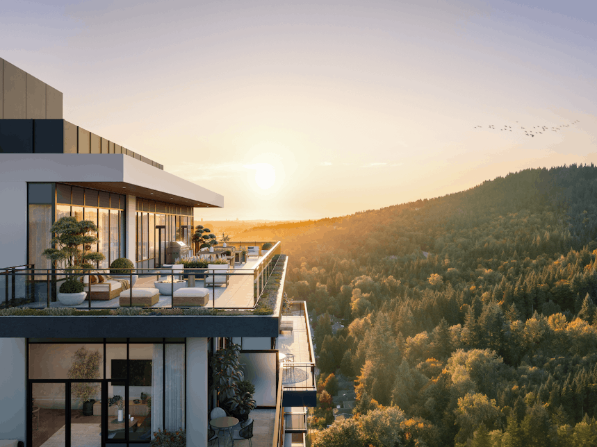 kora-building-rendering at Kora (648 Gardena Drive, Coquitlam West, Coquitlam)