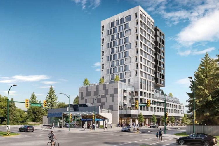 latitude-at-49th-ave-exterior-rendering at Latitude by Transca(399 W 49th Avenue, Cambie, Vancouver West)