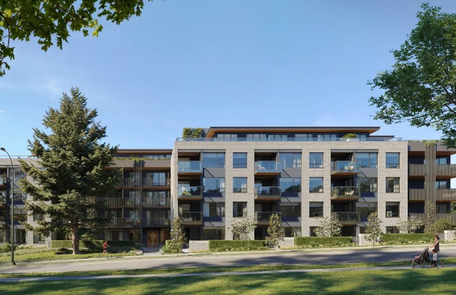 rhodes-exterior-rendering-1 at 5235-5275 Kersland Drive, Cambie, Vancouver West
