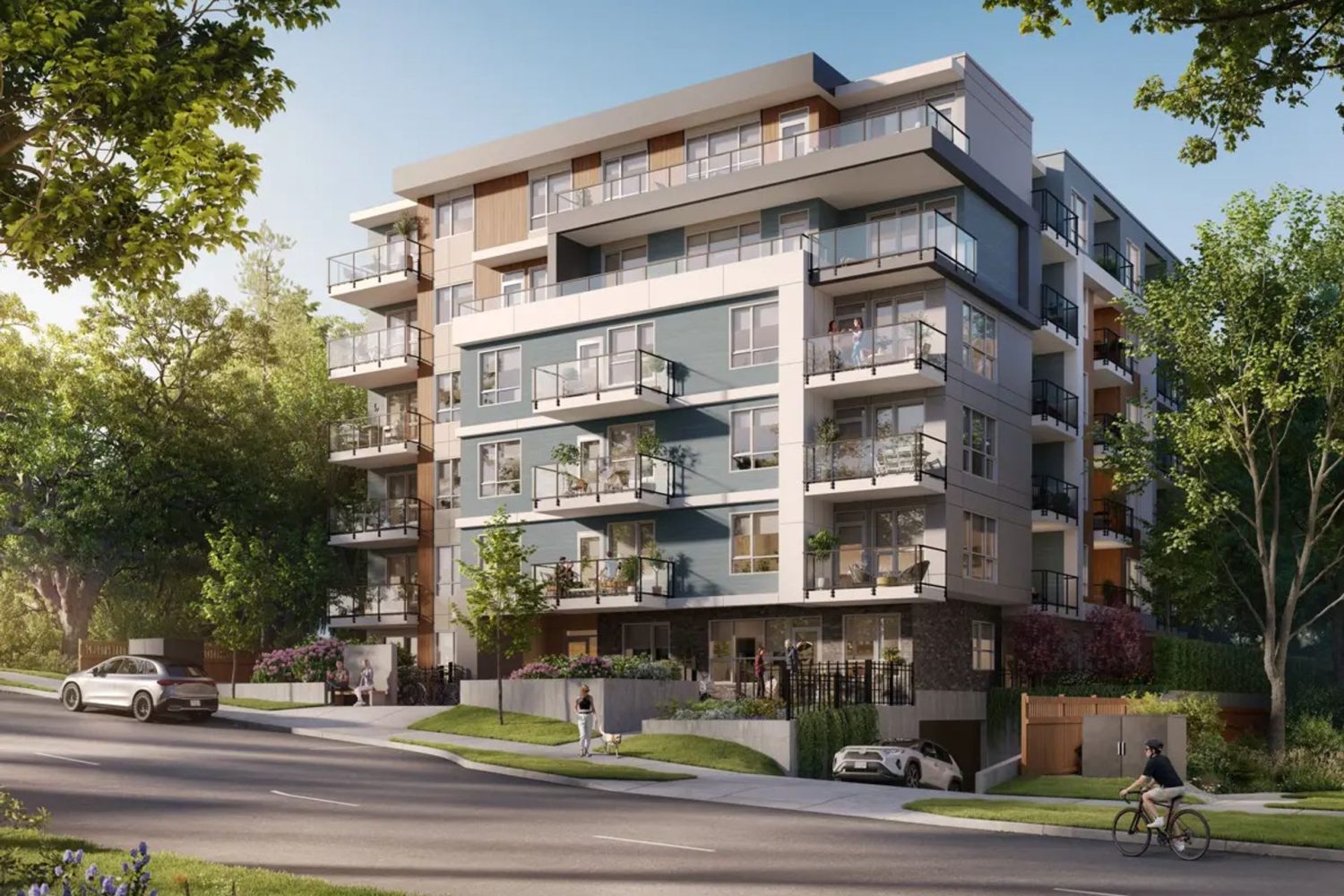 Parkvue building rendering at 3347 Glasgow Avenue, Hillside / Quadra, Victoria