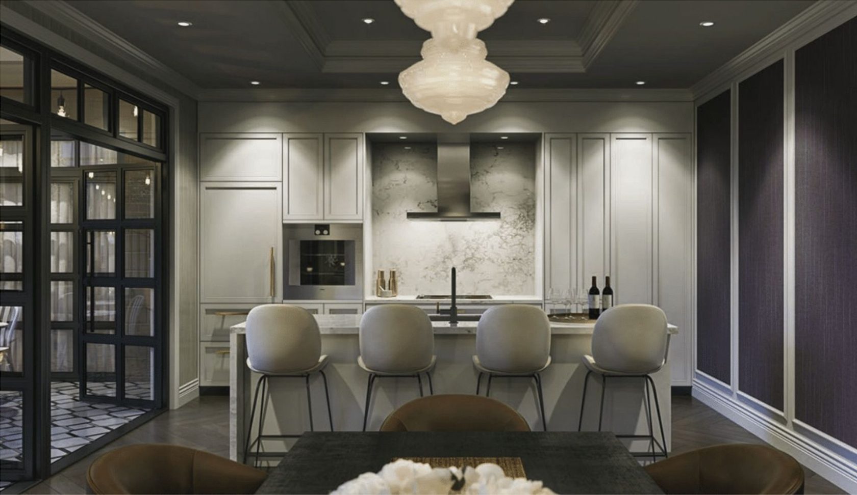 owners-lounge-kitchen at 2096 W 47 Avenue, Kerrisdale, Vancouver West