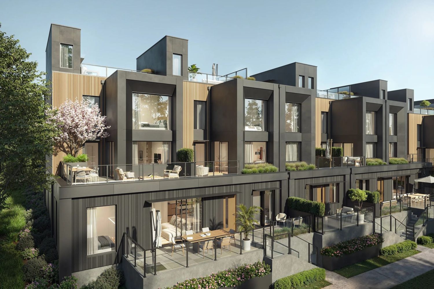Line House rendering-update at 54 Avenue, Oakridge VW, Vancouver West