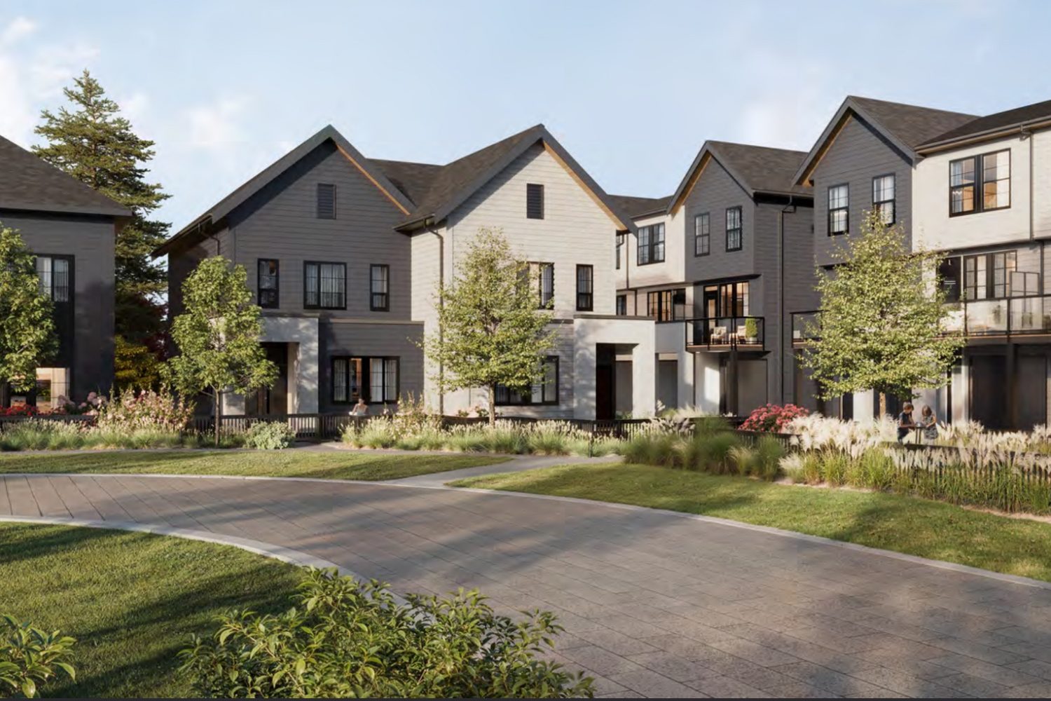 Cavendish townhomes render at 4045 Cavendish Drive, Steveston South, Richmond