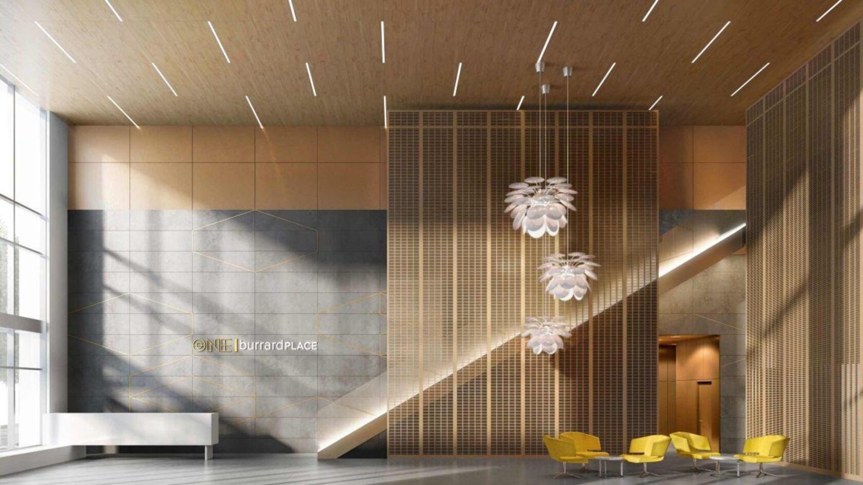 One Burrard PLace Lobby at 1289 Hornby Street, Downtown VW, Vancouver West