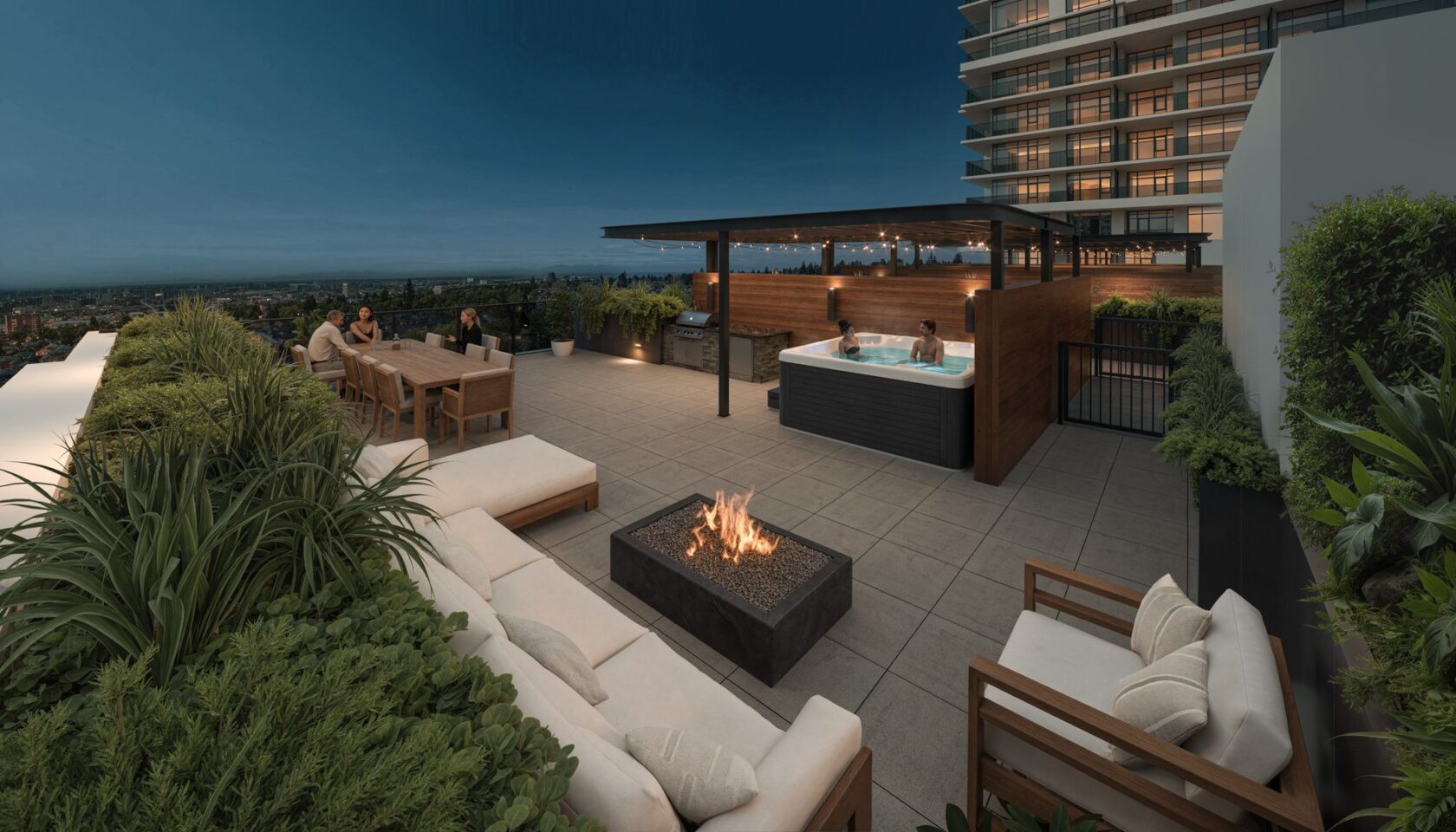 west-57th-prrivate-roof-terrace at 500-700 W 57 Avenue, South Cambie, Vancouver West